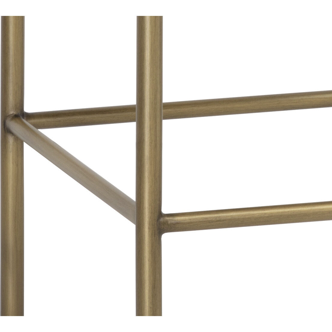 Seneca 36.5 inch Antique Brass / Danny Ivory Counter Stool